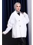 Ekru Düğmeli Oversize Kanvas Ceket 2
