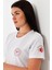 Paramedik Yuvarlak Yaka Penye Kısa Kol Tshirt - Beyaz 4
