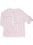 %100 Pamuk Kırmızı Çizgili Yazlık Erkek Çocuk Gömlek 2