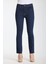 Julia 92 Normal Bey Koyu Rinse Crop Flare Jeans Kadın 2