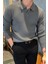Ermanno Slim Fit Erkek Polo Yaka Fitilli Triko Kazak 5