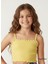 Kız Çocuk Crop Askılı Sarı 1