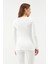 502V504 Kadın Uzun Kollu O Yaka Termal Içlik Takım-Ekru 5