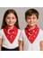 10 Adet Kırmızı Ay Yıldız Türk Bayrağı Temalı Pamuk Kumaş Fular - Bandana - 23 Nisan, 29 Ekim 3
