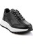 Siyah Hakiki Deri Erkek Sneaker E01401011443 2