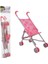Seçtim Aldım Sunman The Stroller Bebek Arabası Baston Puset Metal Katlanır Çilek Desenli 4 Teker 3+ 2