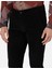 Erkek Siyah Slim Fit Kadife Kanvas Pantolon 50259715-VR046 7