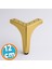 Mobilya Ayağı Dayanıklı Modern Tasarım Koltuk Sehpa Masa Tv Ünitesi 12 cm Gold Altın Metal 1