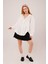 Alpaco Basic Oversize Beyaz Gömlek -Collectıon 1