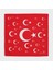 Kırmızı Ay Yıldız Türk Bayrağı Temalı Pamuk Kumaş Fular - Bandana - 23 Nisan, 29 Ekim, 19 Mayıs 3