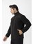 Tam Fermuar 3 Iplik Sweat Siyah 6055-10 4
