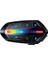 Motorsiklet Kask Interkom Kulaklık Rgb Işıklı Bluetooth 5.3 Çift Telefon Bağlantı Kask Kulaklık 1