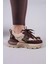 REPS Tokalı Süet Paraşüt Garnili Sneakers KAHVERENGİ 1