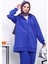 Saks Mavi Taşlı Scuba Tunik Pantolonlu Takım 3