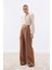 Kemerli Salaş Pantolon - Camel 1