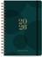 2026 Spiralli Günlük Ajanda 12 Aylık – 17X24 cm Koyu Yeşil 4