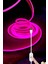 5V USB Neon LED Şerit 5 Metre Pembe | Silikonlu Su Geçirmez Esnek Aydınlatma 2