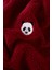 Panda Sherpa Quarter-Zip Sweatshirt - Bordo 2