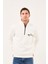 Regular/normal Kesim Dik Yaka Fermuarlı Pamuklu Basic Erkek Sweatshirt -R2617 2