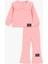 Yaka Fiyonk Detaylı Kız Çocuk Takım Pembe 2