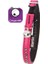 Techmrt Karlıe Deri Kedi Boyun Tasma 30CM Pembe 1