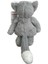 Peluş Tilki Oyuncak Uyku&oyun Arkadaşı Gri 25 cm 2