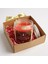 % 100 Doğal Soya Wax Merry Christmas Kokulu Mum -Büyük Boy 210 ml - Kırmızı Güllerle ve Özel Hediye Kutusunda 2