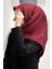 Tivil İpek Eşarp 60801 - 9 - 0018 - 0001 Bordo Karışık Desen 2
