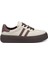 Krem Sneakers Hakiki Deri Kadın Ayakkabı 1