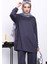 Antrasit Yan Cepli Omuz Parçalı Alt Çımalı Modal Takım 3