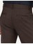 Erkek Kahverengi Regular Fit Çizgili Kanvas Pantolon 50259717-VR029 7