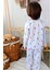 Erkek Çocuk Pijama Takımı Renkli Papağan Desenli 1-3 Yaş, Buz Mavisi 8