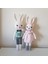 Edi Büdü Tavşanlar Amigurumi Organik Oyuncak 1