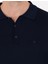 Erkek Lacivert Slim Fit Polo Yaka Yün Karışımlı Basic Triko Kazak 50257322-VR033 7