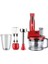 Mr Chef Quadro Blender Set , 1500 ml & 900 ml Hazne, Paslanmaz Çelik Bıçak, 1000 W, Rouge 1