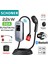 22KW Taşınabilir Elektrikli Araç Şarj Istasyonu Wi-Fi / Bluetooth Smart 5 Metre Tip2 Kablolu Trifaz/monofaz 32A 1