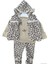 Laura Baby Leopar Desenli Yelekli Kız Bebek 3 Lü Takım 4
