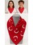 Kırmızı Ay Yıldız Türk Bayrağı Temalı Pamuk Kumaş Fular - Bandana - 23 Nisan, 29 Ekim, 19 Mayıs 1