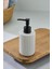 180 ml Modern Tasarımlı Seramik Sıvı Sabunluk – Banyo ve Mutfak Kullanımına Uygun Pompalı Şişe 4