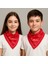 Kırmızı Ay Yıldız Türk Bayrağı Temalı Pamuk Kumaş Fular - Bandana - 23 Nisan, 29 Ekim, 19 Mayıs 3