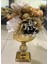 Kristal Top Bal Aranjman Çiçek Gold 1