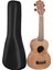 SPA-261 Ladin Ağacı Kelebek Desenli Kaliteli Soprano Ukulele Seti 3