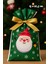 Yılbaşı Hediye Kesesi Noel Baba Desen Büyük Boy Yılbaşı Hediyelik Kese Poşet 15X22,5CM 5li Paket 1