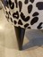 Mercan Mobilya Leopardesenli Puf Bench 42*43 2
