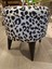 Mercan Mobilya Leopardesenli Puf Bench 42*43 8