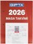 2026 Günlük Ajanda Masa Sümeni Masa Takvim Set-2 2
