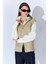 Çift Tarafı Fermuarlı Balıkçı Yaka Kadın Buklet Yelek 2
