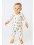 Tavşan Desenli Önü Çıtçıtlı Bebek Pijama Takım 1