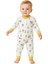 Tavşan Desenli Önü Çıtçıtlı Bebek Pijama Takım 3