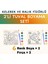 2’li Çocuk Tuval Boyama Anaokulu Sınıf Seti – 15X15 cm Baskılı Tuval, 6 Renk Akrilik Boya, Fırça 1